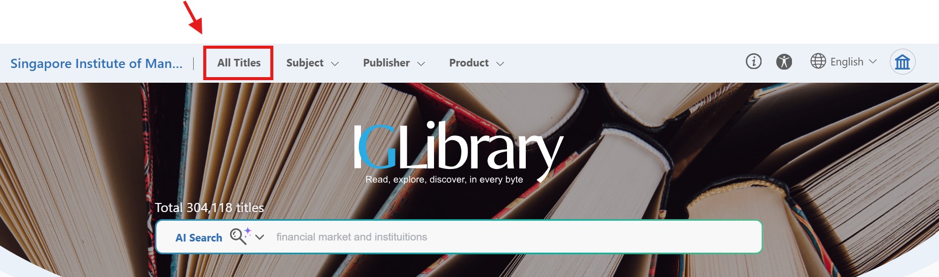 Select All Titles in BEP